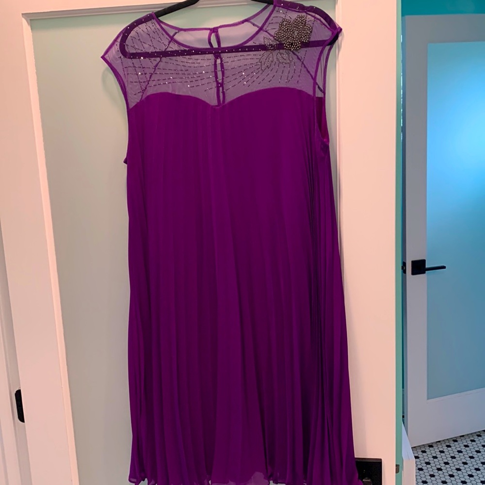 Purple shimmer Val’s from Turkey party dress